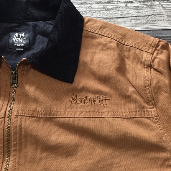 Altamont Chore Jacket Men’s XL Brown Full Zip Corduroy Collar Pockets Cotton. - Picture 12 of 13